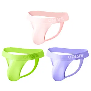 New Men's Sports Breathable Butt-Lifting Low Waist Modal Sexy Thong Underwear – Comfortable and Stylish for Active Young Men