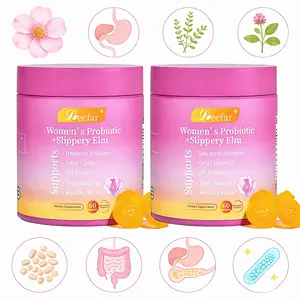 Feminine Health Probiotic Gummies with Pineapple Extract Supports Vaginal Flora, pH Balance & Digestive Wellness, 60 Count