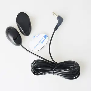 Car Microphone Mini  Wired microphone for car stereo Audio hands-free Mic For  Radio Player Paste Type mini microfono