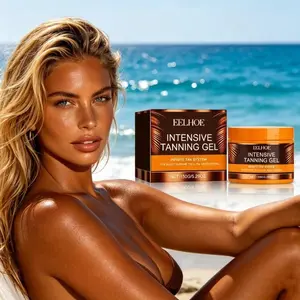 Hydrating Intensive Tanning Gel, With Vitamin E & Calendula, it delivers even, smooth deep tan. Provides long-lasting hydration, soothes skin post-sun, and features a non-greasy, moisturizing formula for various skin types.