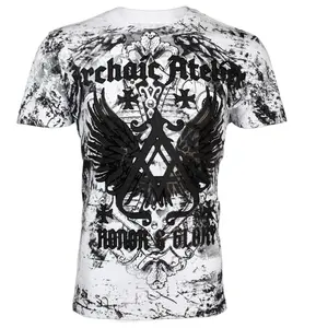 Archaic By Affliction Men's T-Shirt Achilles Crewneck Cotton