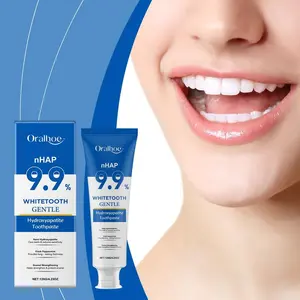 Peppermint Teeth Whitening Toothpaste 9.9% | Enamel Repair & Stain Removal | Refreshing Mint Flavor | Gentle for Sensitive Teeth | 4.23 oz