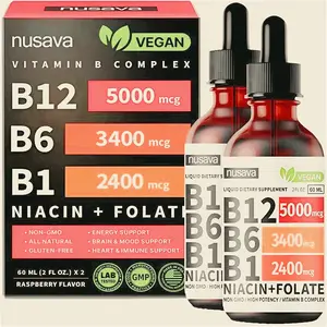 Advanced B12 & Neurological Support Complex |   Sublingual Liquid Drops with 5000mcg Methylcobalamin, B6, & Herbal Botanicals |   Formulated for Cognitive Function, Energy & Cardiovascular Health