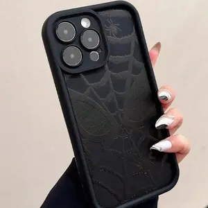 Cool Spider Phone Case Spider Web Pattern Phone Case, 1 Count Phone Protective Cover, Shockproof Phone Cases Compatible With IPhone 11 12 13 14 15 Pro Max