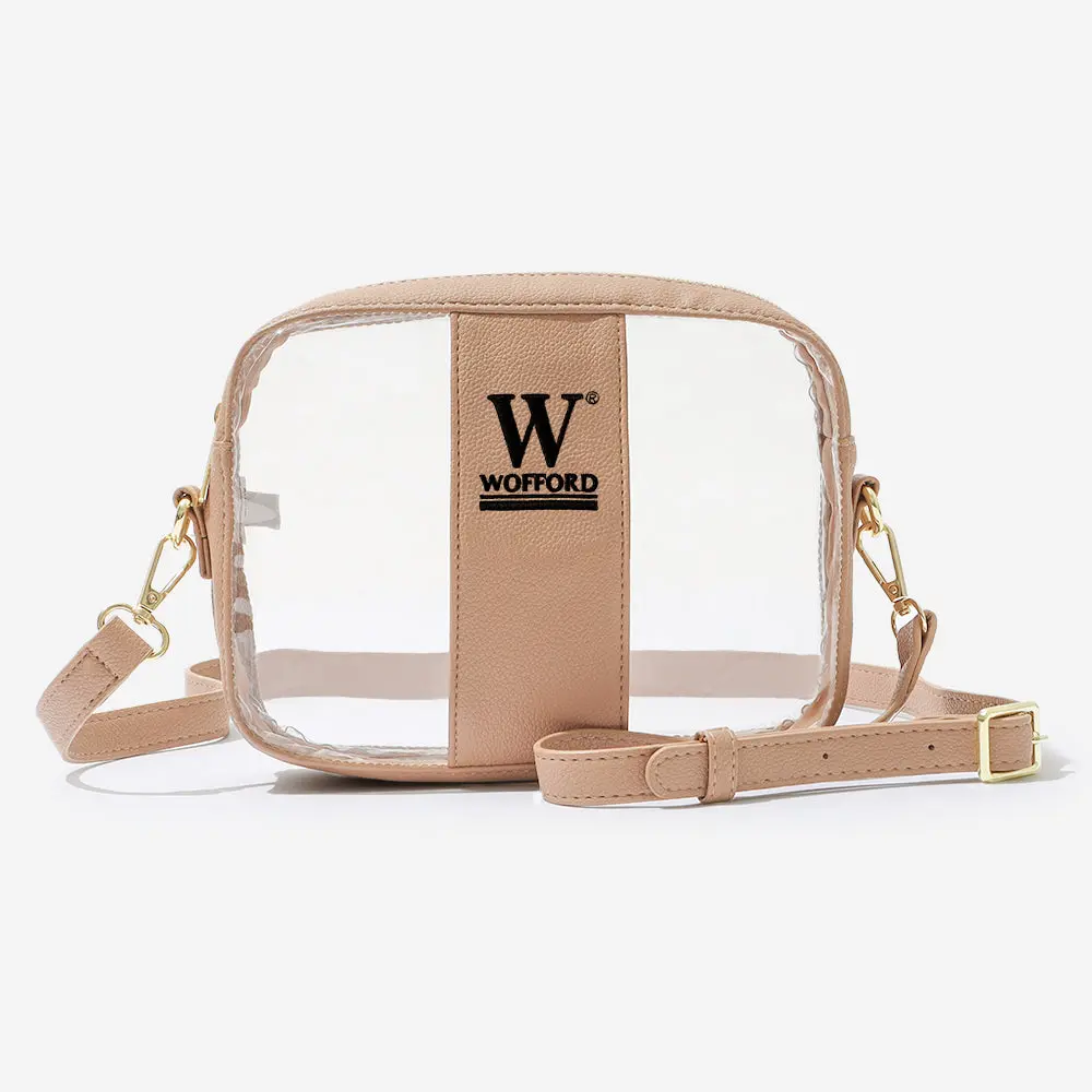 Wofford Terriers Clear Stadium Crossbody Bag | Tan