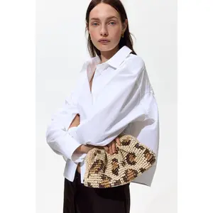 H&M Straw clutch