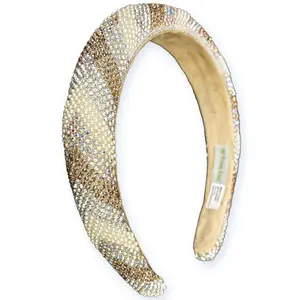 Rhinestone Headband - Padded Hair Band