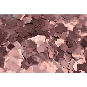 Confetti  ROSE GOLD Metallic Glitter .25" Confetti 1LB Bag #15835