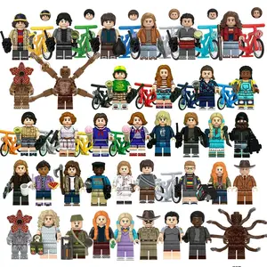 2026 new Horror movie character building block assembly enlightenment action doll series collection for film and television enthusiasts