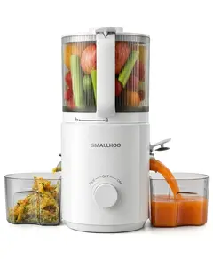 Cold Press Juicer, 7" Extra-Large Feed Chute for Whole Fruits & Vegetables, Easy to Assemble & Easy to Clean, High Juice Yield