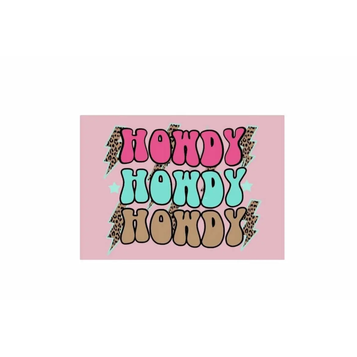 Thank You cards - Howdy 100 pack
