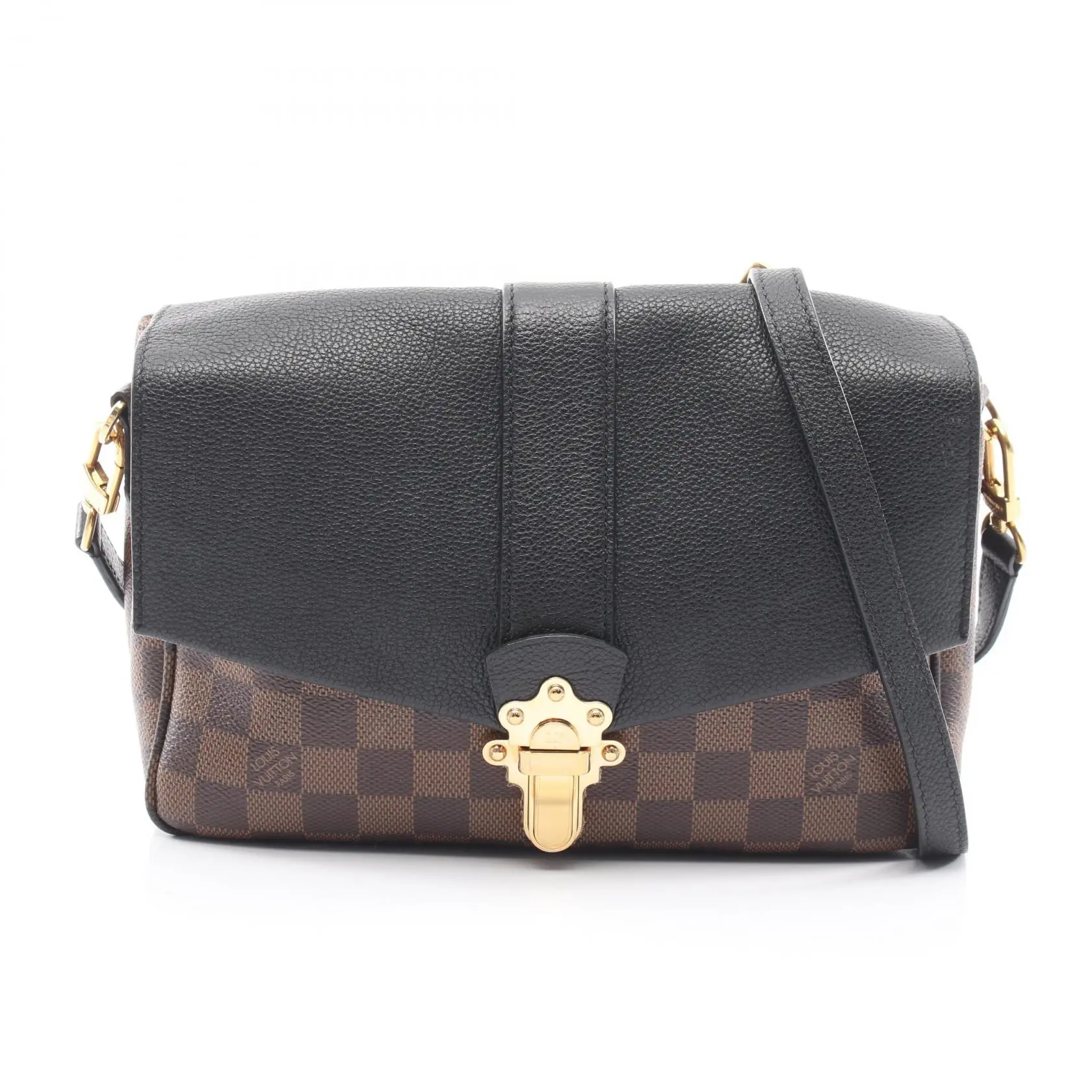 Pre-owned Louis Vuitton Canvas Shoulder Bags Clapton Damier shoulder bag