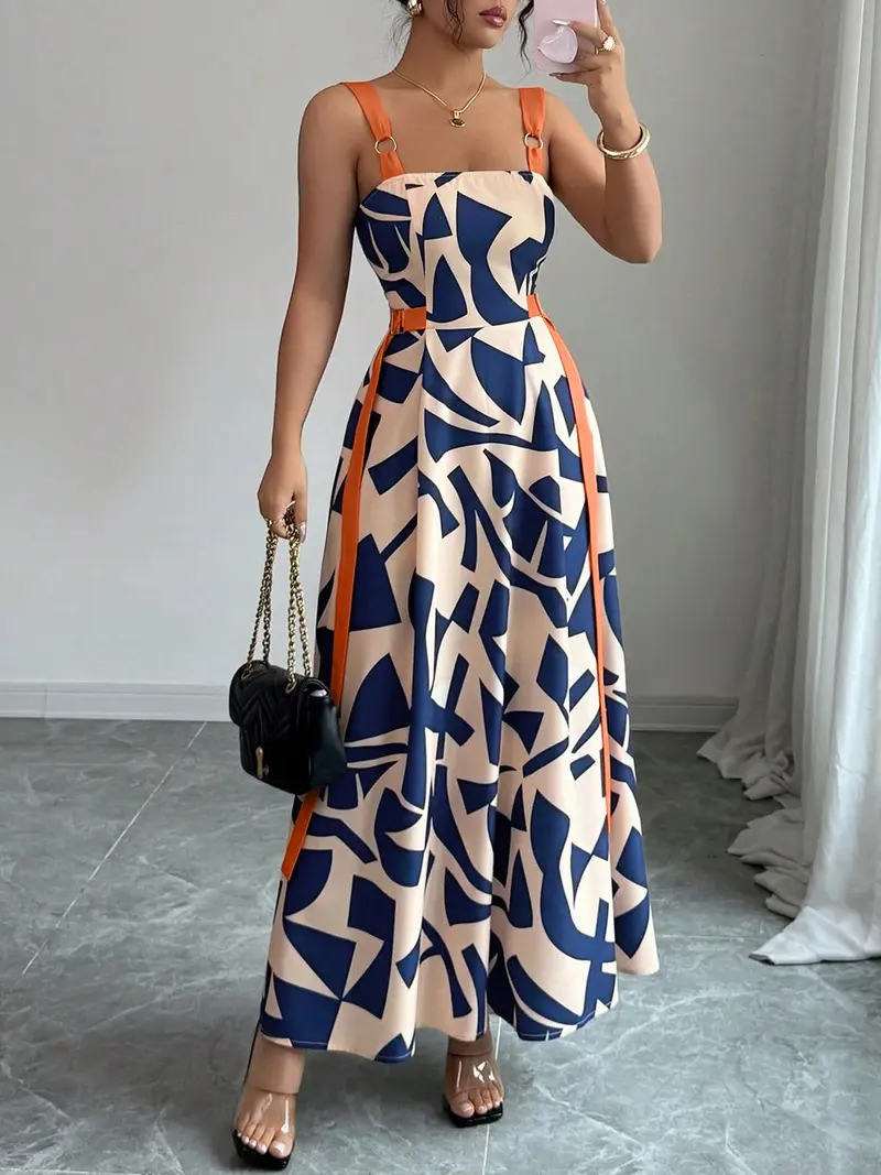 floral jacquard maxi dress Valencia Floral Dress Navy / M