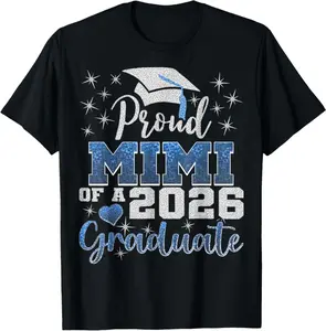 Proud Mimi Of A Class Of 2026 Graduate 2026 Senior Mimi T-Shirt