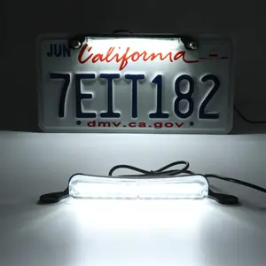 License Plate LED Light, Extremely Bright Assembly for Trailer UTV ATV Truck RV Boat, Xenon White(6000K)