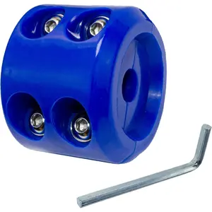 Rubber Winch Stopper for Cable Hook, Rubber Rope Line Saver for ATV UTV SUV Winches, with Allen Wrench (Blue)