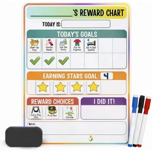 Charts for  -  Daily Routine & Behavior Chart for , Positive Reinforcement System for  & Classroom, 70 , Dry Erase Board