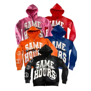 2000s vintage Y2K SAME HOURS zip up hoodie, vintage streetwear neutral bold manifesto jacket, TikTok viral fabric fits well