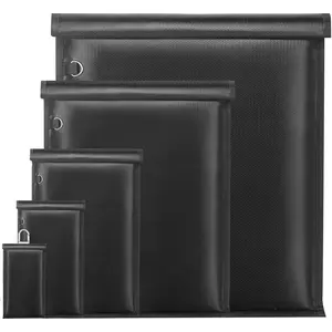 5 Pack Faraday Bags for Laptops & Tablets & Phones &  , Anti- Faraday Cage, Signal Blocker Pouch, Fireproof &  EMP Bag, Faraday Key Fob Protector