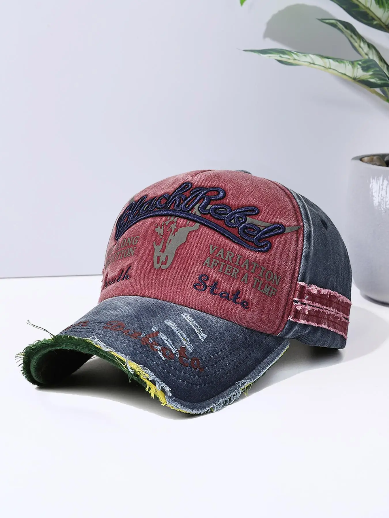 Unisex Casual Trendy Letters Design Baseball Cap, Street Style Sportive Baseball Cap for Indoor and Outdoor Wear, Vintage Hat for Men & Women for All