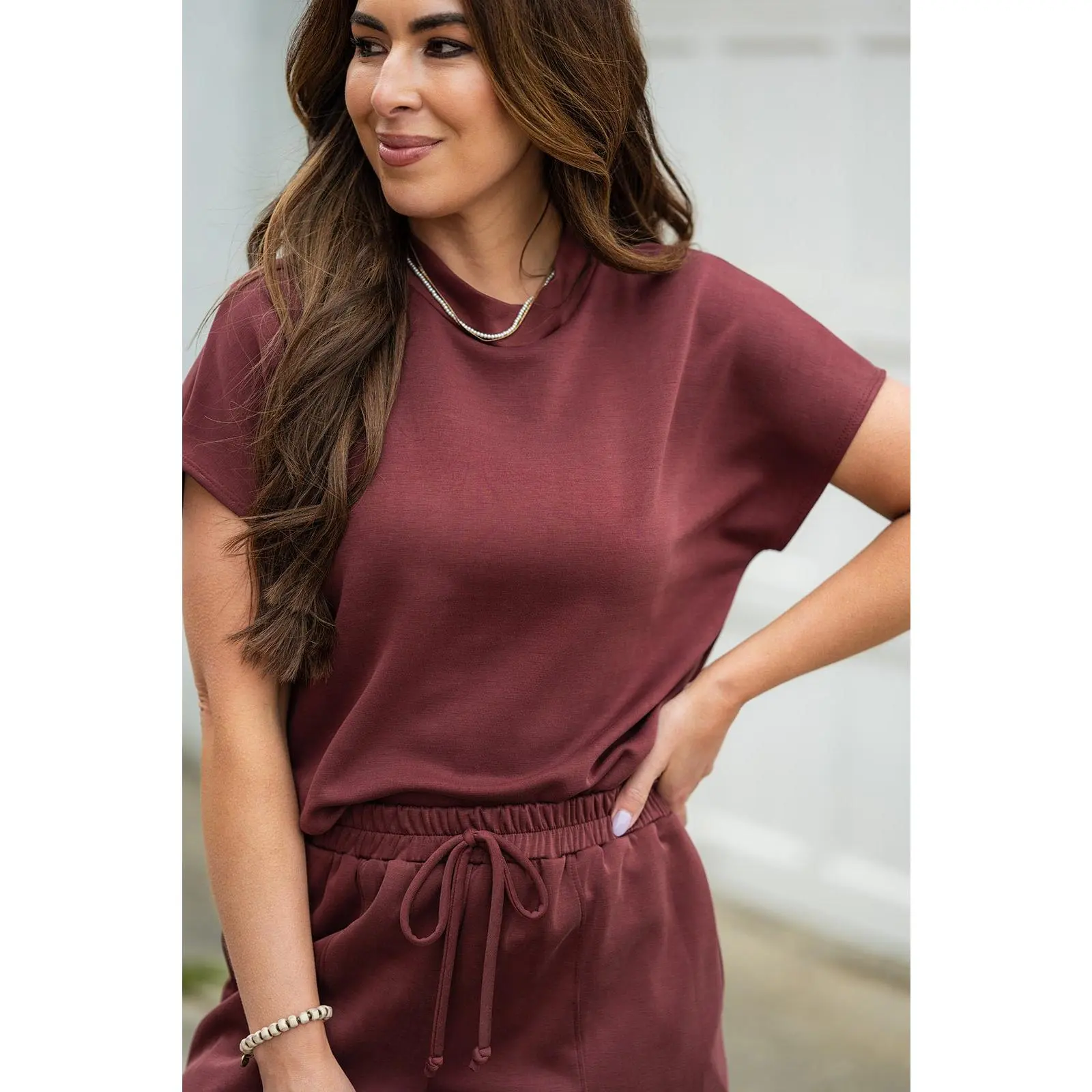High Neck Scuba Tee