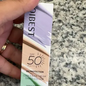 3-in-1 Color Correcting Primer Cream SPF 50 UV, Sunscreen Primer, Brightening Hydrating Moisturizing Oil-Control Moisturizer, Long-Lasting Makeup Base for Flawless Skin Tone #GLOBAL PICKS