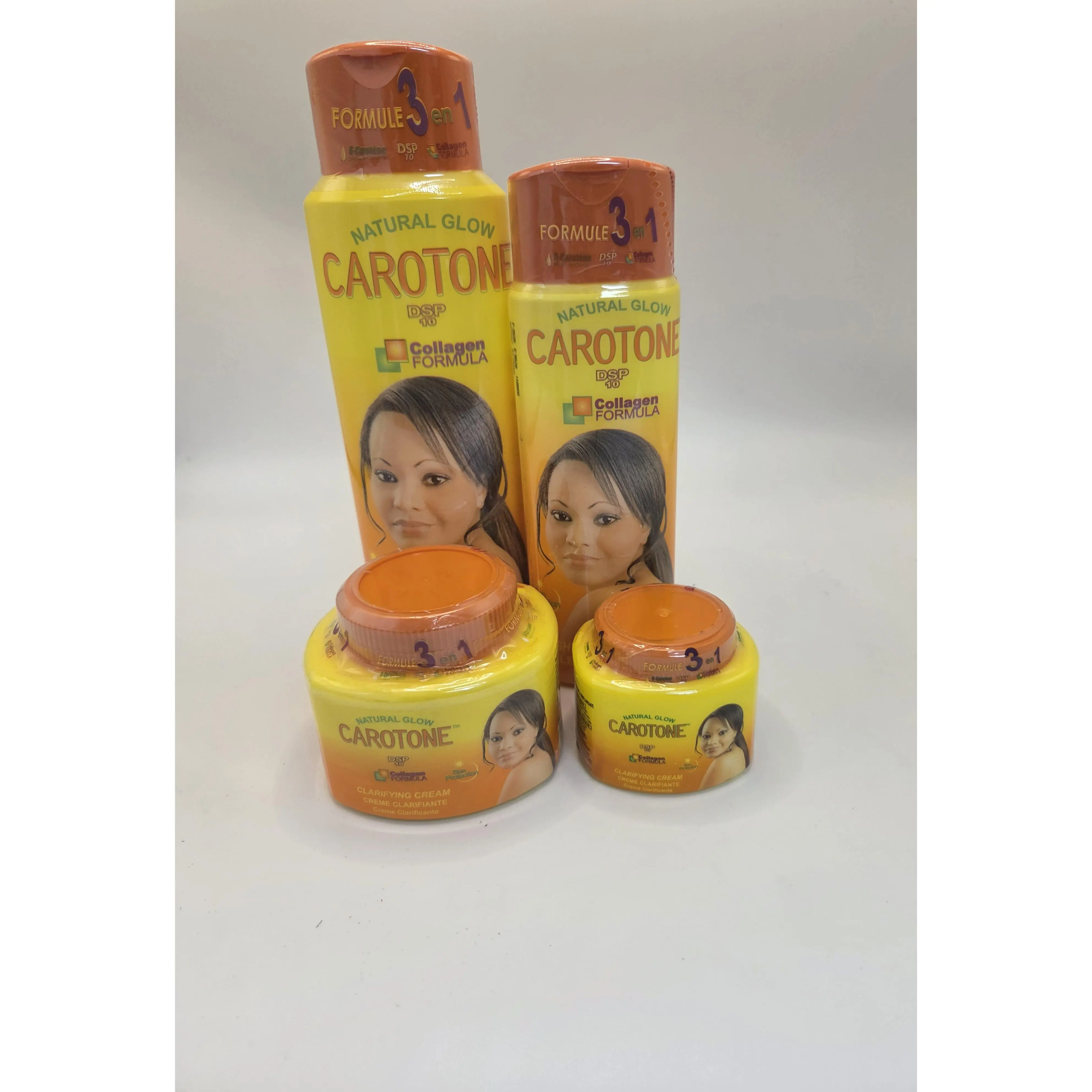 Carotone Natural Glow Formula 3-1 Collagen Forte Hair Care Set for Radiant Hair