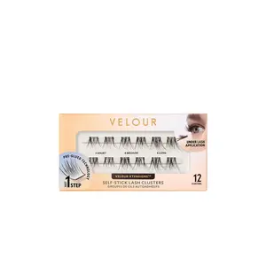 Velour Lashes Soft & Wispy Xtensions Self-stick Clusters Velour Lashes Soft & Wispy Xtensions Self-stick Clusters