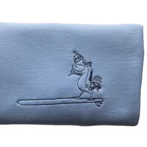 Surfs up chicken embroidered sweatshirt