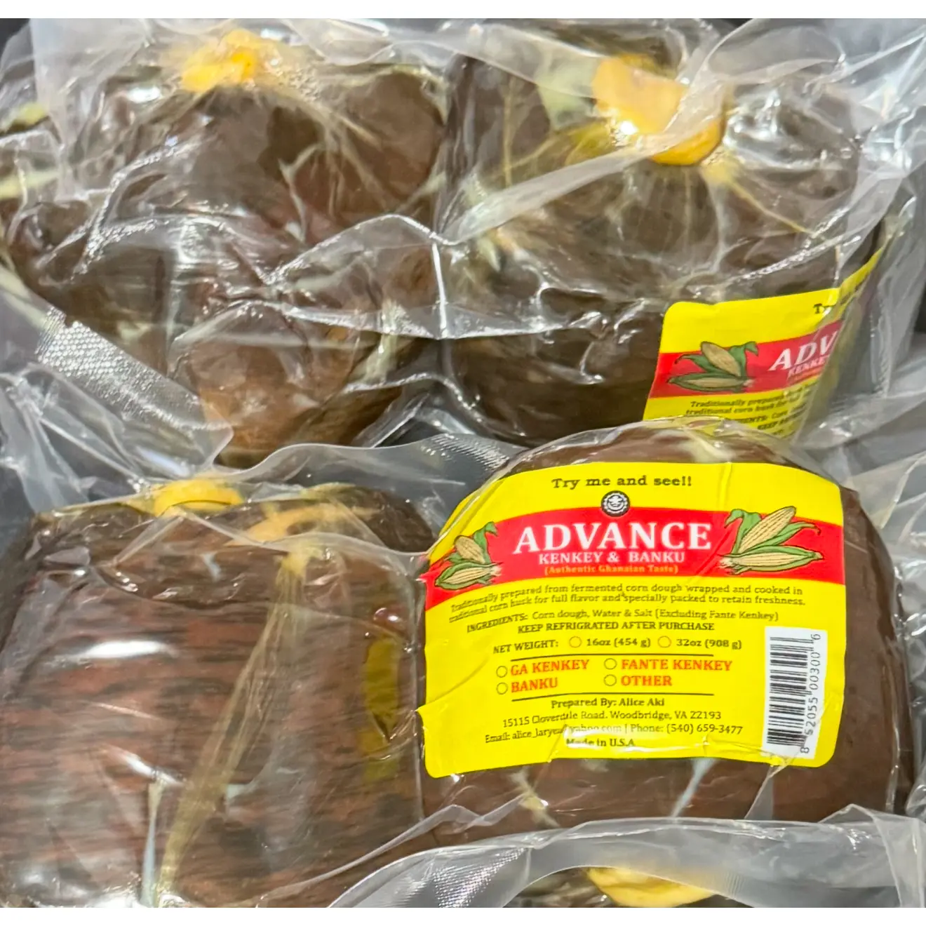 Fante Kenkey - 6pcs