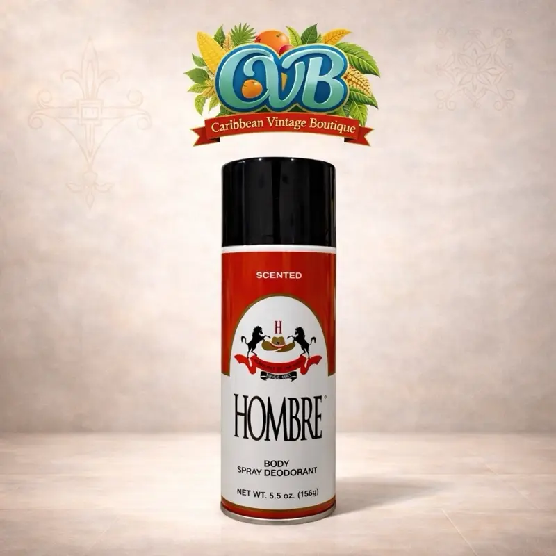 Hombre Body Spray Deodorant Scented 5.5 oz Classic French Fragrance Lotion for Daily Use