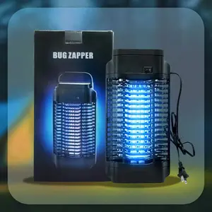 Outdoor Bug Zapper Mosquito & Fly Killer for Home Backyard Patio Indoor Outdoor Use with 4000v Power Grid and ABS Shell for Safety
