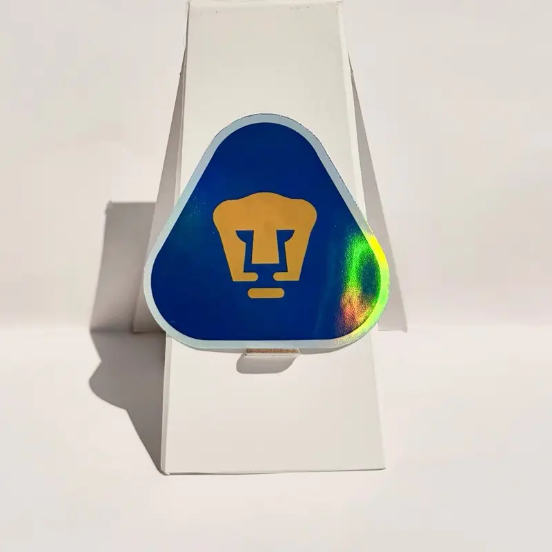 Pumas UNAM Holographic Universal Car Sticker, Stylish Vehicle Exterior Decoration for Personalization, Durable Automotive Accessory