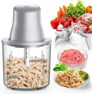 Processors, Electric Chicken Shredder & Meat  Meat Shredder Tool Twist with 250W Copper , 1.5L Bowl & Bi-Level  Anti-Slip Base for Meat/Fruits/Vegetable/