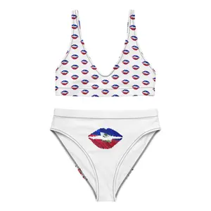 Recycled high-waisted bikini