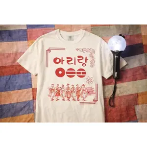 Korean Culture Inspired Shirt, Hanbok Style Graphic Tee, Concert Fan Outfit, Aesthetic Gift