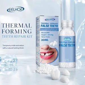 Moldable Dental Gel Kit, Temporary Denture & Tooth Filling for Cavities, Oral Care Whitening Solution