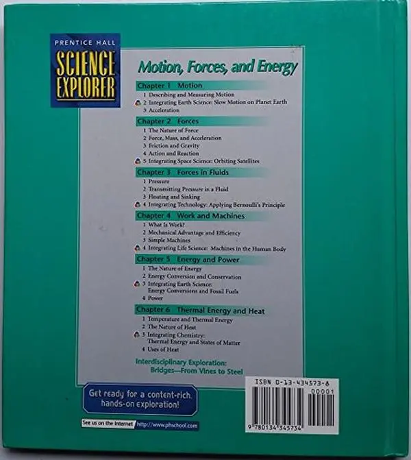 USED-Prentice Hall Science Explorer Motion Forces and Energy Teachers Edition (Motion, Forces, and Energy) by Prentice Hall (Hardcover)