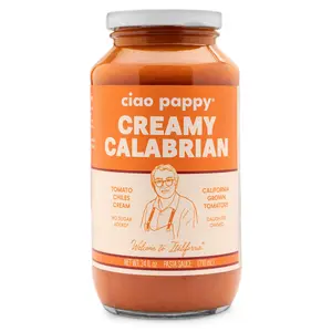 Italifornia Creamy Calabrian - Marinara Pasta Sauce with Calabrian Chilli Peppers and Organic Cream