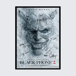 BLACK PHONE 2 MOVIE CAST SIGNED AUTOGRAPH POSTER Wall Art