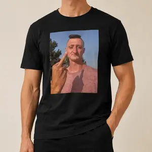 "Daniel Larson Angry" Classic Meme T-Shirt - Funny Internet Culture Statement Top - Retro Viral Graphic Aesthetic Apparel - Soft Breathable Graphic Shirt - Unique Professional Detail Crew Neck Tee