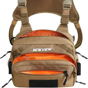 Fishing Chest Pack – Lightweight, Multi-Pocket, Adjustable Chest Bag for Outdoor & Fly Fishing