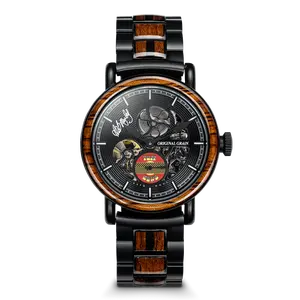 Palmwood Tuff Gong Skeleton 40mm