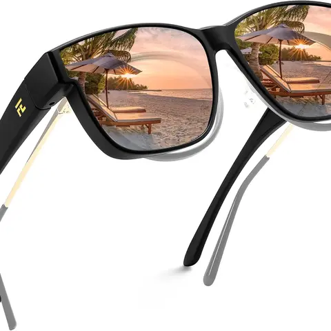 FEISEDY Polarized Sunglasses Fit Over Glasses Women, Fit over Glasses Sunglasses for Driving UV400 Protection B0250