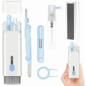 7-in-1 Keyboard Cleaner Earphones Cleaning Pen Keycap Puller Set Multifunctional Cleaning Kit For AirPods  iMac MacBook