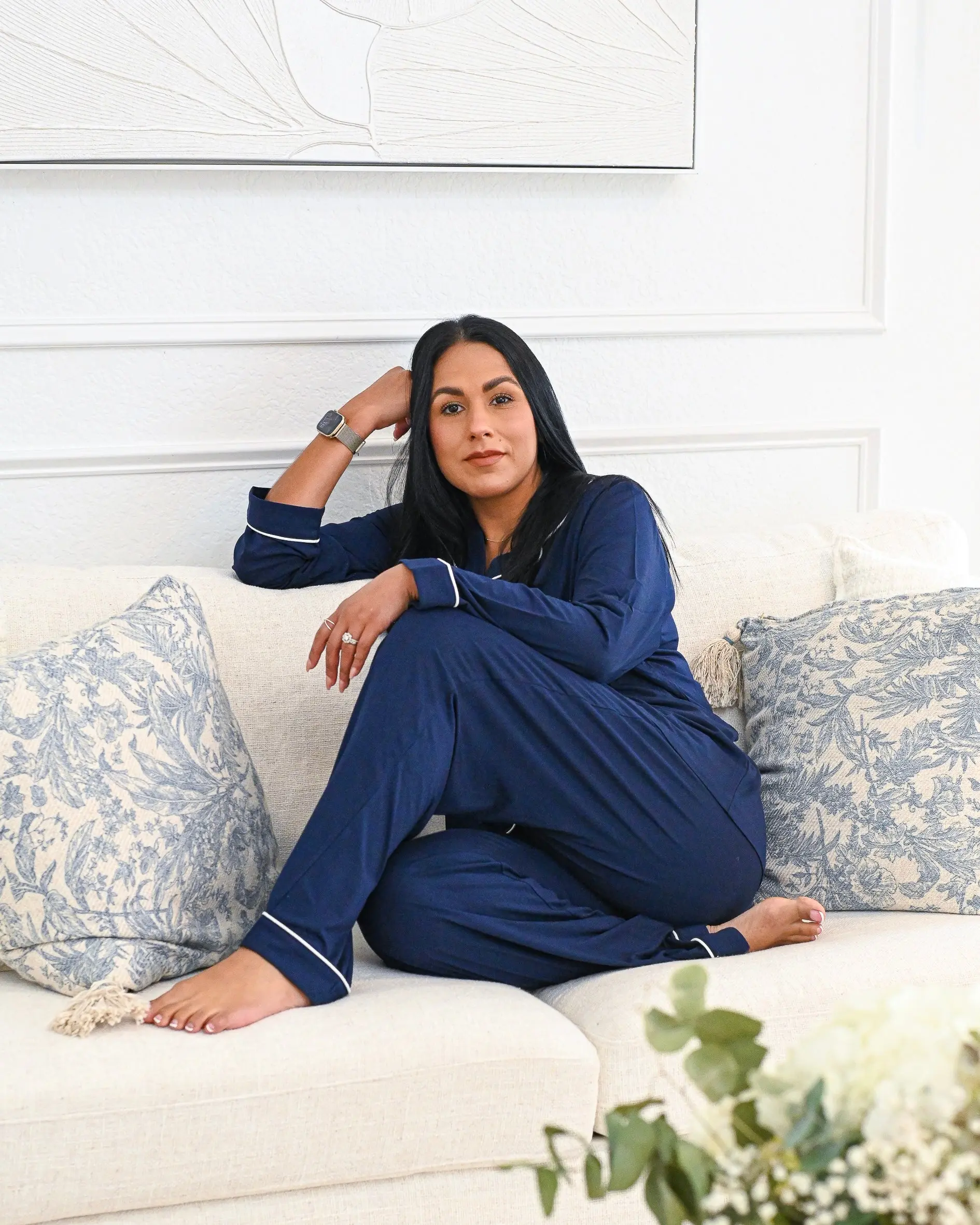Cira TENCEL Pajamas Set Long Sleeve Women Luxury Pajamas