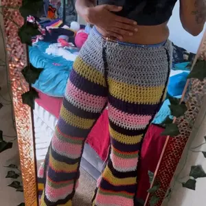 Flair crochet pants