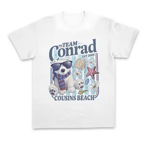 Team Conrad Junior Mint Bear Shirt, Summer I Turned Pretty Tee, TSITP Cousins Beach Fan Graphic T-Shirt, Summer Romance Book Fan Sweatshirt Cotton Top