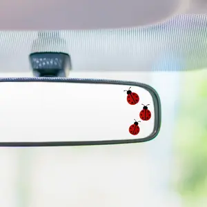 Ladybug Decal | Cute Ladybug Sticker | Waterproof Vinyl Sticker | Ladybug Car Decal | Rear view Mirror Decal