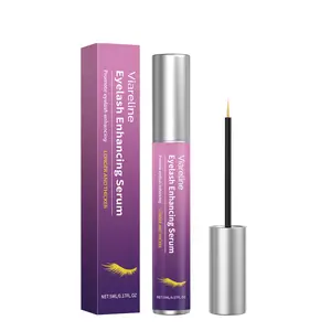 VIARELINE Eyelash Enhancing Serum with Myristoyl Pentapeptide-4, Hyaluronic Acid, Aloe Vera & Vitamin E, Promotes Growth, Strengthens, Improves Elasticity & Nourishes, for Sparse, Fragile Lashes, All Types